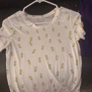 Pineapple white tee